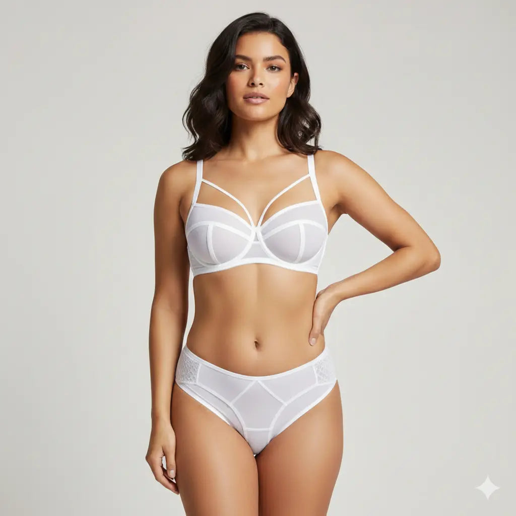 Fancy Bra Set – Elegant Soft Support Lingerie Set