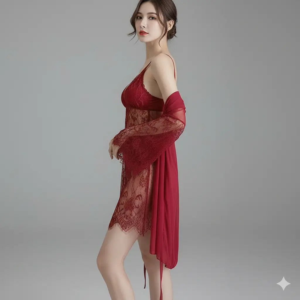 Imported Maroon Nighty – Luxury Soft Women’s Nightwear