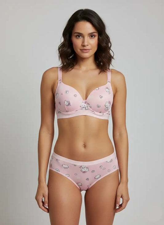 Kitto Bra Set – Trendy Comfortable Lingerie Set