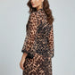 Leopard Print Fancy Nighty for Women – Luxury Soft Satin Sleepwear Robe