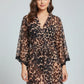 Leopard Print Fancy Nighty for Women