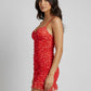 Red Short Nighty for Women – Stylish Heart Print Soft