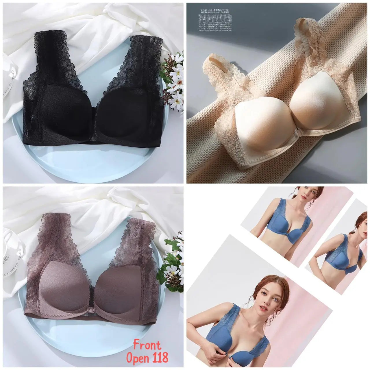 Front Open Comfort Bra – Easy Closure Support Bra for Daily Use