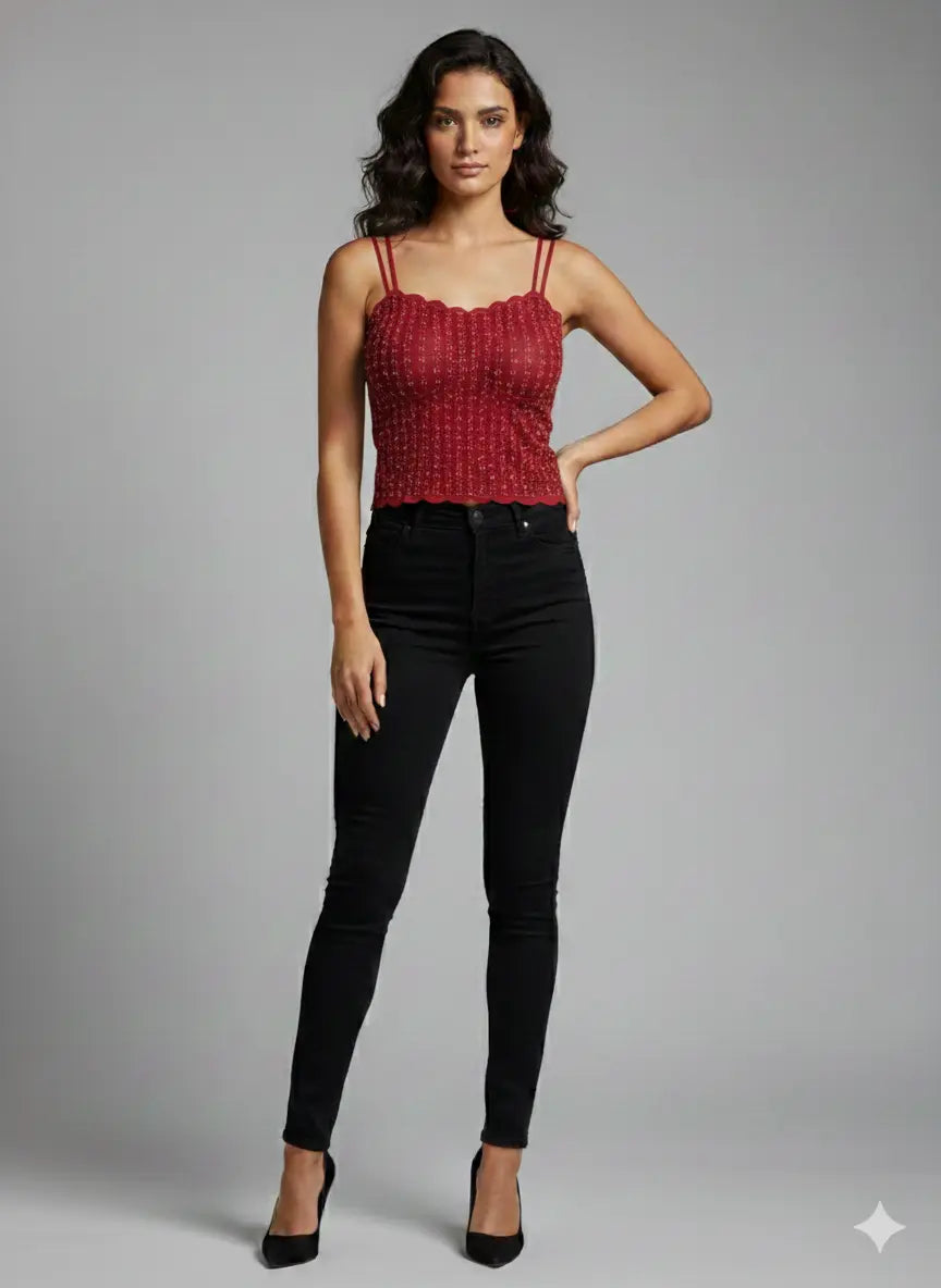 Women’s Fancy Designer Blouse – Stylish Soft Fit Cami Top