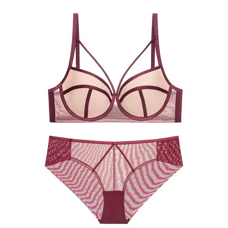 Fancy Bra Set – Elegant Soft Support Lingerie Set
